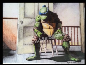 #tmnt #drawing #leonardo #colored pencil