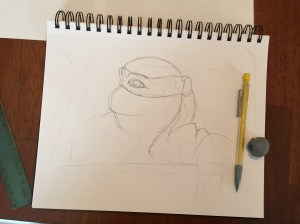 Donatello early sketch